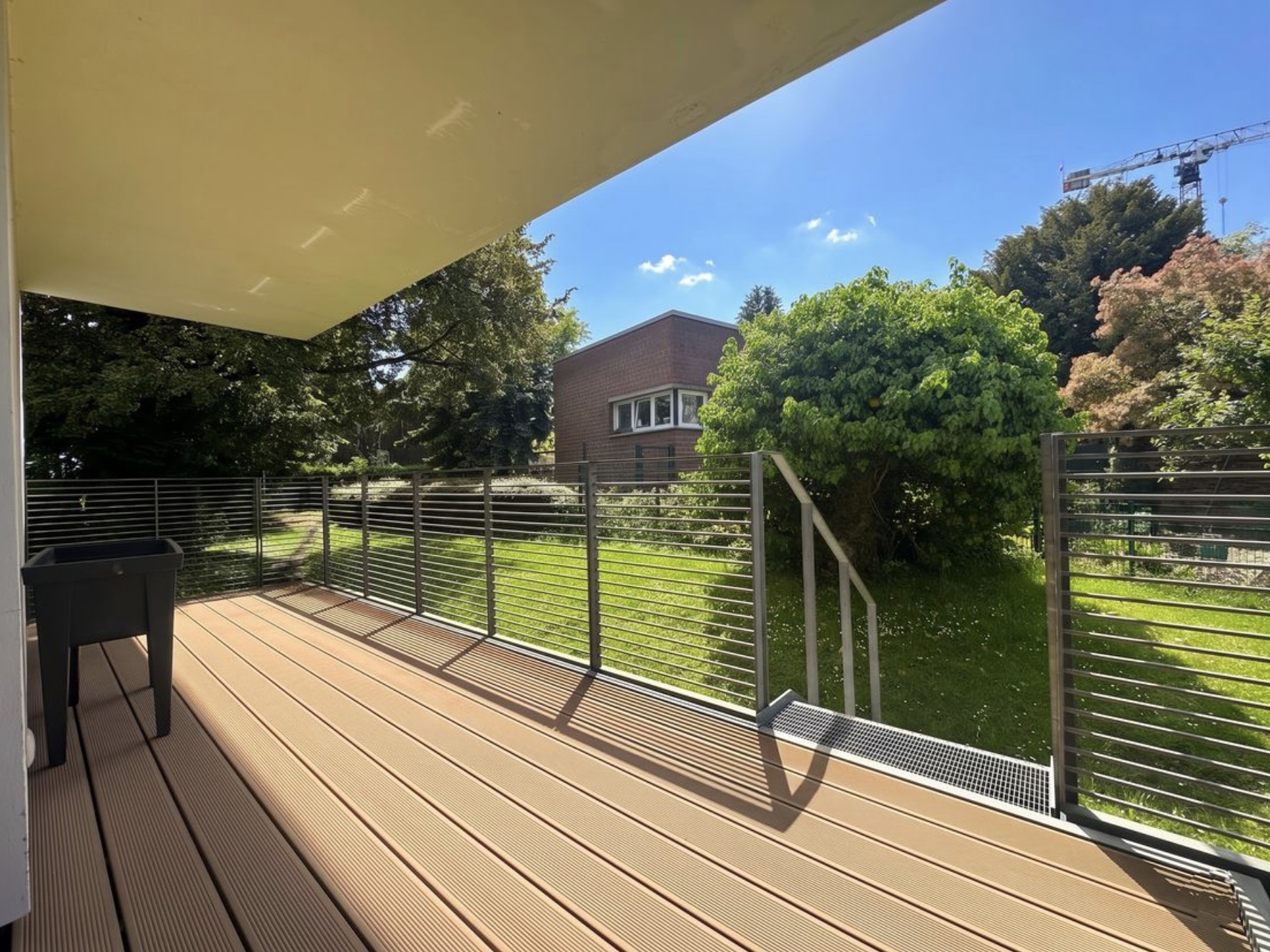 Rheinhof, Köln – Balkon zum Garten